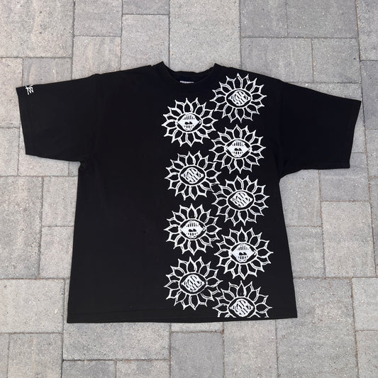 Scarce "Flower Monster" Tee (Black & White)