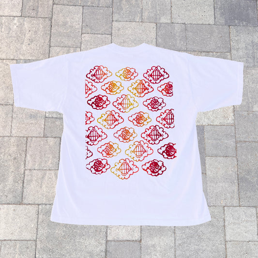 Scarce "Cloud Collage" Tee (Sunset Fade)