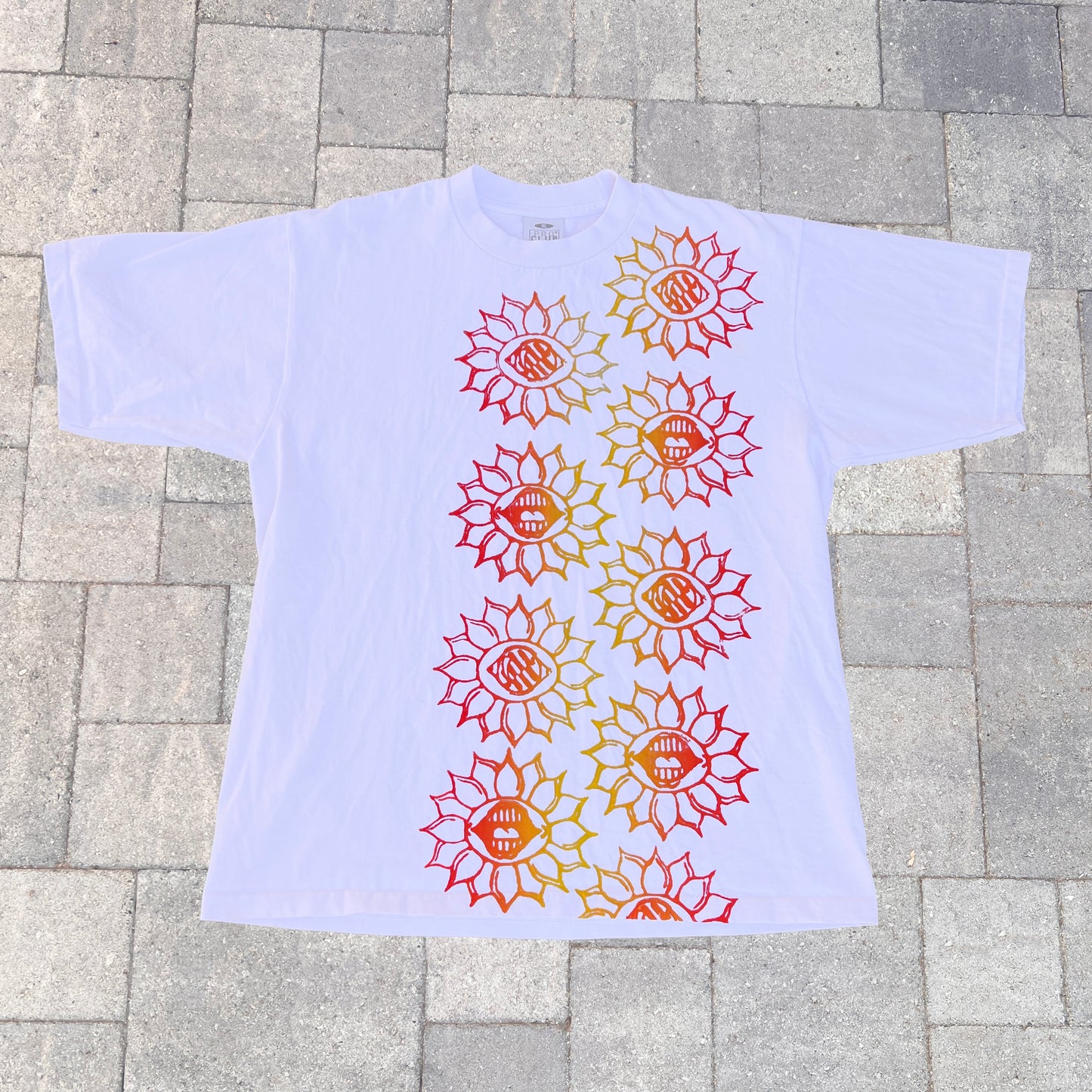 Scarce "Flower Monster" Tee (Sunset Fade)