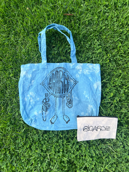 Scarce Cyclops Tote Bag (Hand Dyed/Printed)