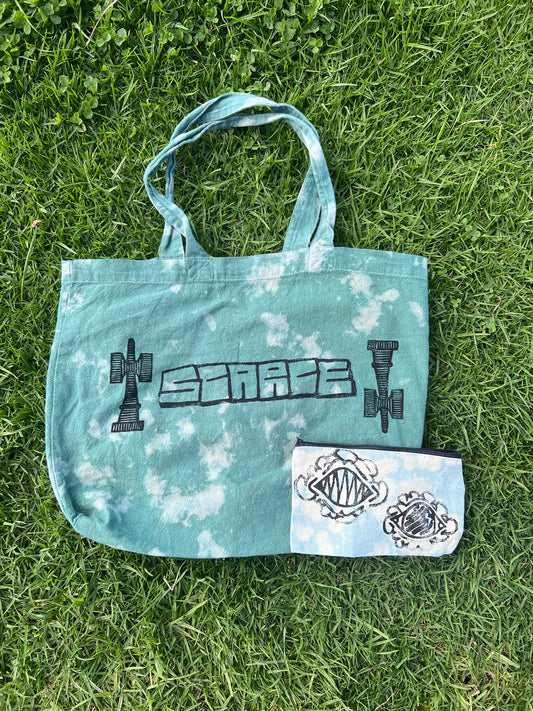 Scarce Kendama Tote Bag (Hand Dyed/Printed)
