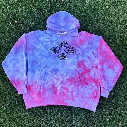 2XL: 1/1 Ice Dyed Scarce Hoodie