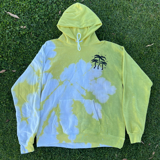 Large: 1/1 Dip Dyed & Bleach Dyed Scarce Hoodie