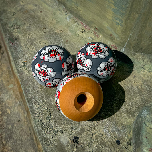 Hand-painted Halloween Tama (Vampire Clouds) ONE LEFT!!!